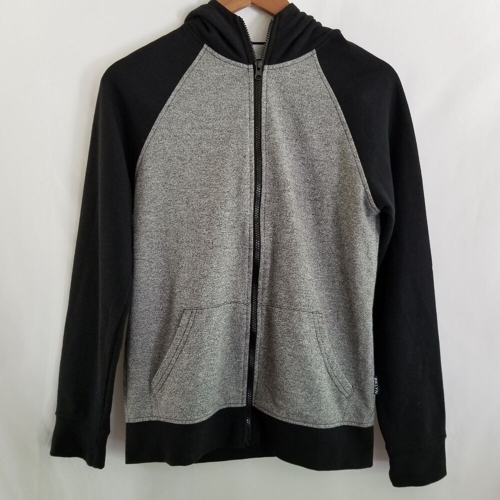 Trademark Brooklyn Cloth Hoodie Men's Black Long Sleeved Sweatshirt Size Small